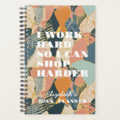 Ich arbeite hart planer (Vorderseite)