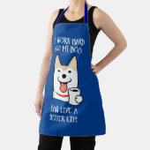 Ich arbeite hart schürze (InSitu)