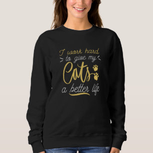 Ich arbeite hart sweatshirt