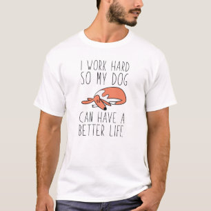 Ich arbeite hart T-Shirt