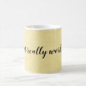 Ich arbeite hier nicht lustig kaffeetasse (Mittel)