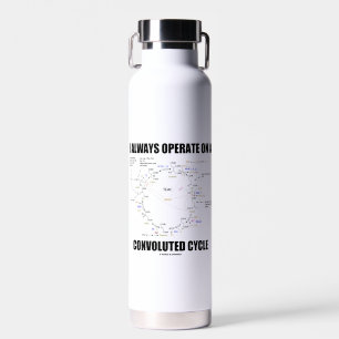 Ich Arbeite Immer Nach Einem Gewundenen Kreis Kreb Trinkflasche