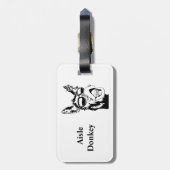 Ich arbeite in Chilis Gepäckanhänger (Rückseite vertikal)