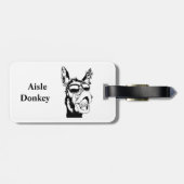 Ich arbeite in Chilis Gepäckanhänger (Rückseite horizontal)