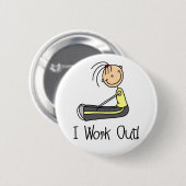 Ich arbeite Knopf aus Button (Vorne & Hinten)