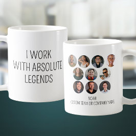 Ich arbeite mit Absolute Legends 10 Foto Office Te Kaffeetasse