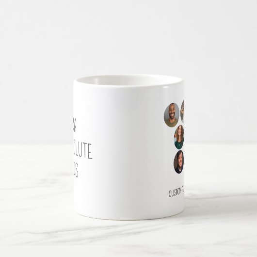 Ich arbeite mit Absolute Legends 10 Foto Office Te Kaffeetasse (Mittel)