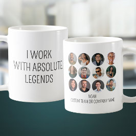 Ich arbeite mit Absolute Legends 12 Foto Office Te Kaffeetasse