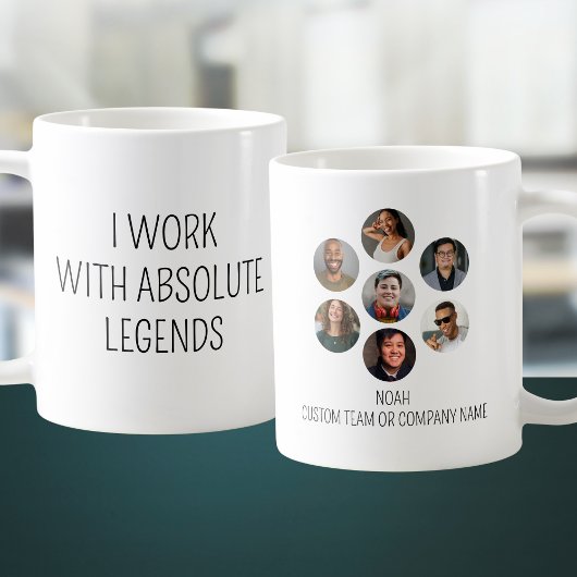 Ich arbeite mit Absolute Legends 7 Foto Office Tea Kaffeetasse