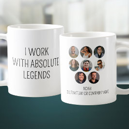 Ich arbeite mit Absolute Legends 8 Foto Office Tea Kaffeetasse