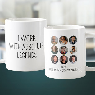 Ich arbeite mit Absolute Leges 9 Foto Office Team Kaffeetasse