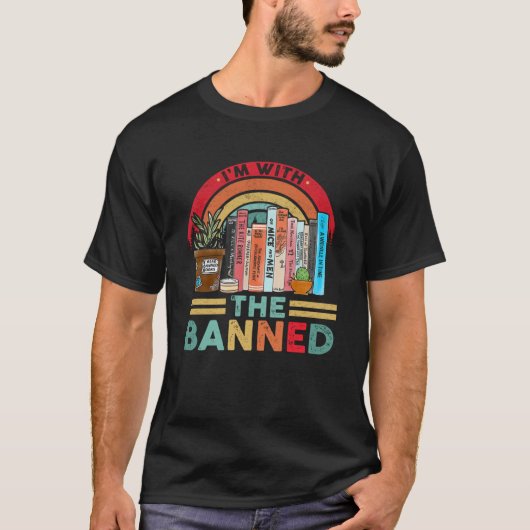 Ich arbeite mit dem Books "Banned Reader", den ich T-Shirt (Vorderseite)
