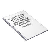 Ich arbeite mit Kindern Notizblock (Rechte Seite)