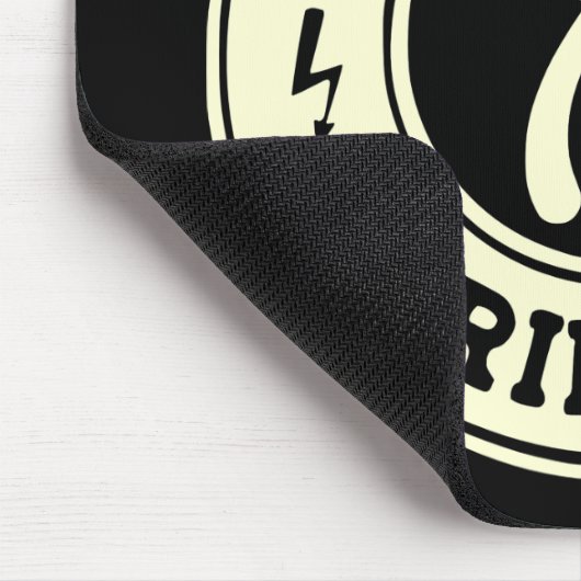 Ich arbeite mit Strippern #USAPatriotGraphics © Mousepad (Ecke)