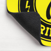 Ich arbeite mit Strippern #USAPatriotGraphics © Mousepad (Ecke)