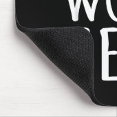 Ich Arbeite Nicht Hier Lustiger Sarkastischer Slog Mousepad (Ecke)