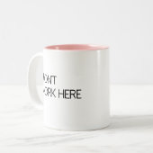 Ich arbeite nicht hier zweifarbige tasse (Vorderseite Links)