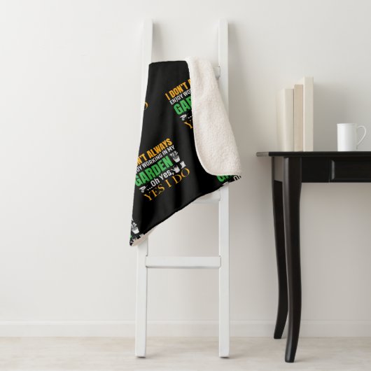 Ich arbeite nicht immer gern in meinem Garten, ja, Sherpadecke (Beispiel)