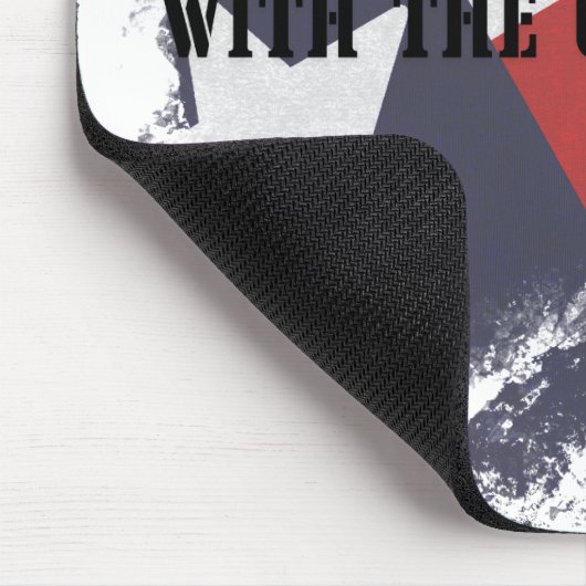 Ich arbeite nicht mit der Regierung Mousepad zusam (Ecke)