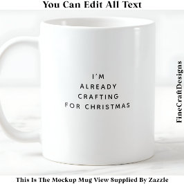 Ich arbeite schon für Weihnachten 2043 Kaffeetasse