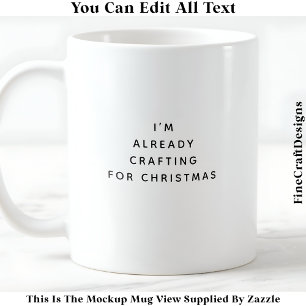 Ich arbeite schon für Weihnachten 2043 Kaffeetasse