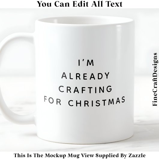 Ich arbeite schon für Weihnachten 2044 Kaffeetasse