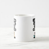 Ich arbeite schwer, also kann mein Mops eine Kaffeetasse (Mittel)