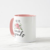 Ich arbeitete früher mit Legende, New Job Tasse (Vorderseite Links)