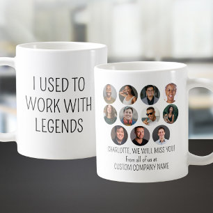 Ich arbeitete früher mit Legends 11 Coworker Foto Kaffeetasse