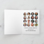 Ich arbeitete früher mit Legends 16 Coworker Foto Karte (Innenseite)