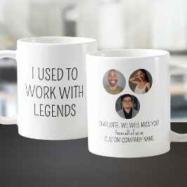 Ich arbeitete früher mit Legends 3 Coworker Foto Kaffeetasse