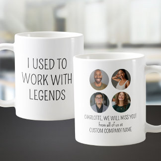 Ich arbeitete früher mit Legends 4 Coworker Foto Kaffeetasse