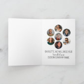 Ich arbeitete früher mit Legends 7 Coworker Foto Karte (Innenseite)