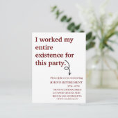 Ich arbeitete meine ganze Existenz für diese Pensi Postkarte (Stehend Vorderseite)