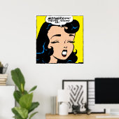 Ich ärgerte mich! (größere Größen) Poster (Heimbüro)