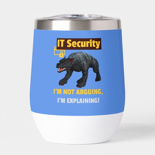 Ich argumentiere nicht, dass ich Funny IT Security (Vorderseite)