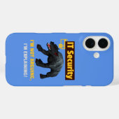 Ich argumentiere nicht, dass ich Funny IT Security Case-Mate iPhone Hülle (Rückseite (Horizontal))