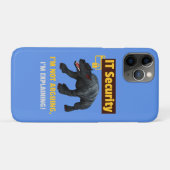 Ich argumentiere nicht, dass ich Funny IT Security Case-Mate iPhone Hülle (Rückseite (Horizontal))