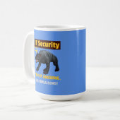 Ich argumentiere nicht, dass ich Funny IT Security Kaffeetasse (Vorderseite Links)