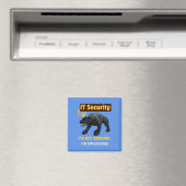Ich argumentiere nicht, dass ich Funny IT Security Magnet (In Situ (Geschirrspüler))