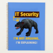 Ich argumentiere nicht, dass ich Funny IT Security Planer (Vorderseite)