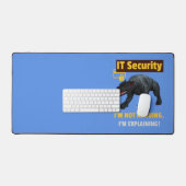 Ich argumentiere nicht, dass ich Funny IT Security Schreibtischunterlage (Tastatur & Maus)