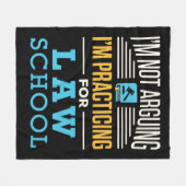 Ich argumentiere nicht, dass ich für Jurastudium Ü Fleecedecke (Vorderseite (Horizontal))