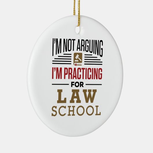 Ich argumentiere nicht, dass ich für Jurastudium Ü Keramik Ornament (Rechts)