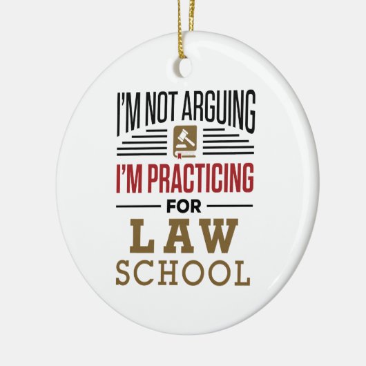 Ich argumentiere nicht, dass ich für Jurastudium Ü Keramik Ornament (Links)