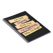 Ich argumentiere nicht, dass ich nur erkläre, waru notizblock (Rechte Seite)