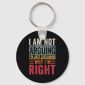 Ich argumentiere nicht, dass ich nur erkläre, waru schlüsselanhänger (Vorderseite)