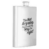 Ich argumentiere nicht, ich erkläre nur, warum ich flachmann (Rechts)