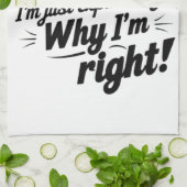 Ich argumentiere nicht, ich erkläre nur, warum ich geschirrtuch (Gefaltet)