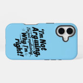 Ich argumentiere nicht, ich erkläre nur, warum ich iPhone 16 hülle (Rückseite (Horizontal))